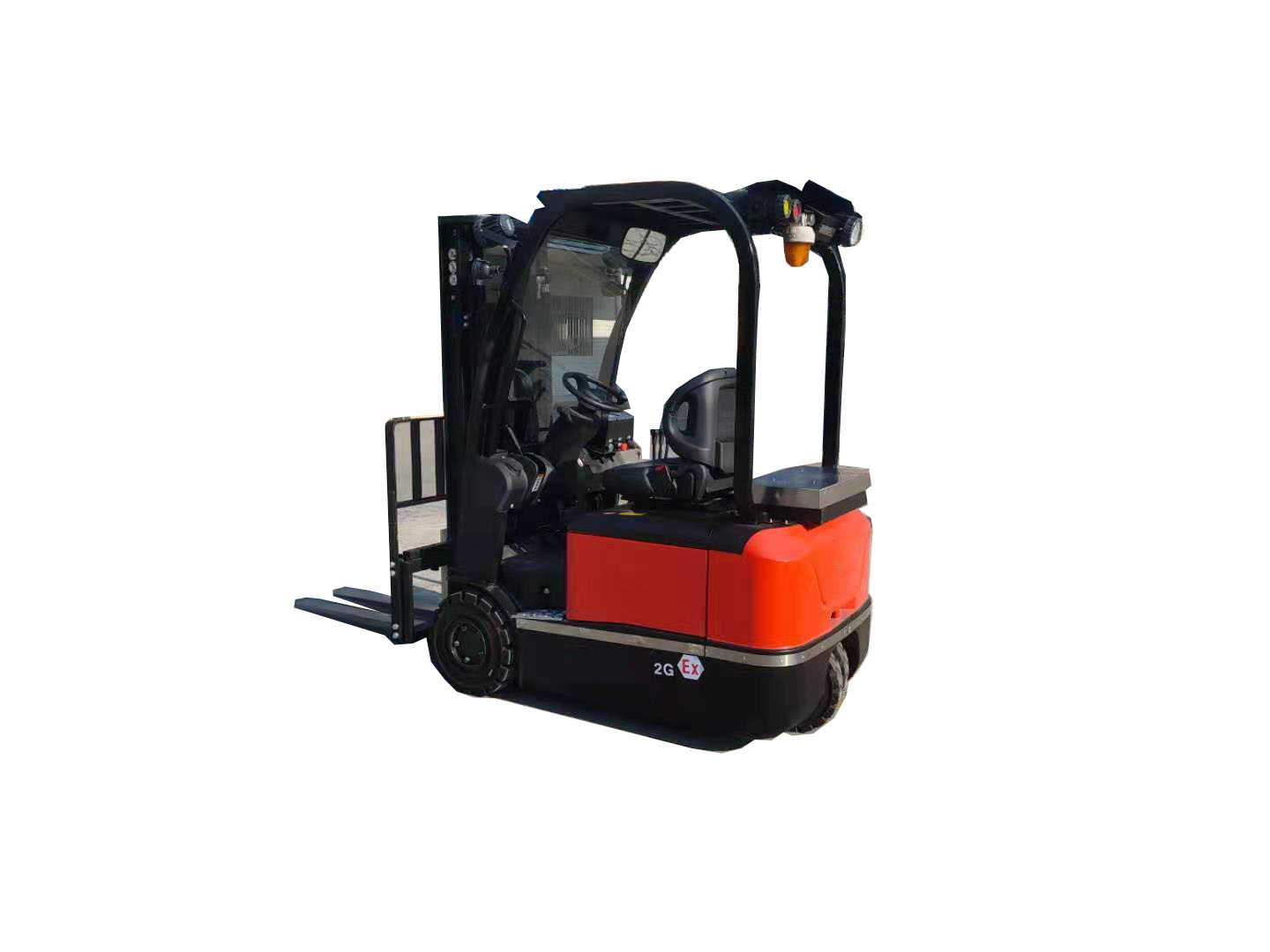 宾阳县1.5吨铅酸电池三支点防爆叉车